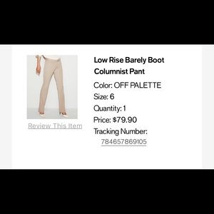 Express Low Rise Barely Boot Columnist Size 6